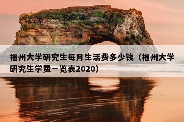 福州大学研究生每月生活费多少钱（福州大学研究生学费一览表2020）