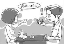 男子网上找良缘遇酒托 一顿饭花销4000多元