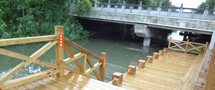 白马河游码头建成