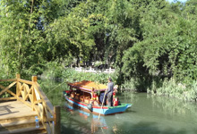白马河福船游运营 坐船游玩盘点两岸风景